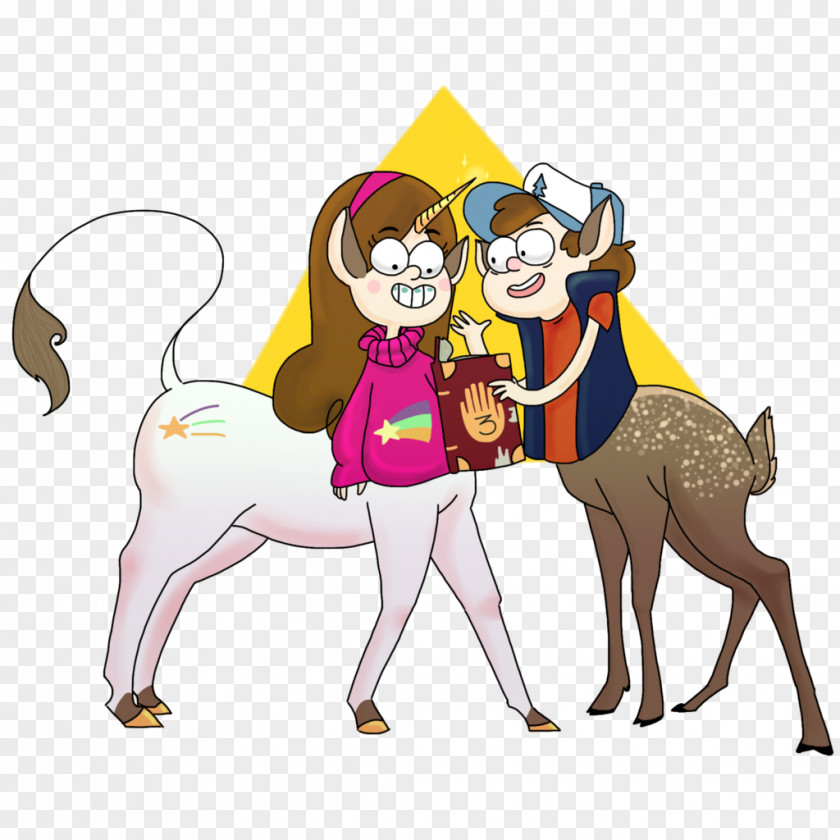 Horse Dipper Pines Mabel DeviantArt PNG