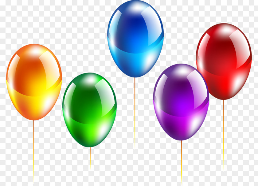 Multicolored Balloons Birthday Cake Happy To You Greeting Card PNG