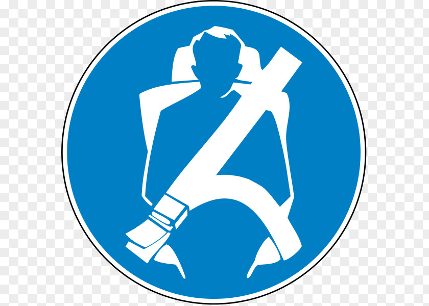 Car Seat Belt Panneau De Signalisation D'obligation Direction En France Traffic Sign PNG