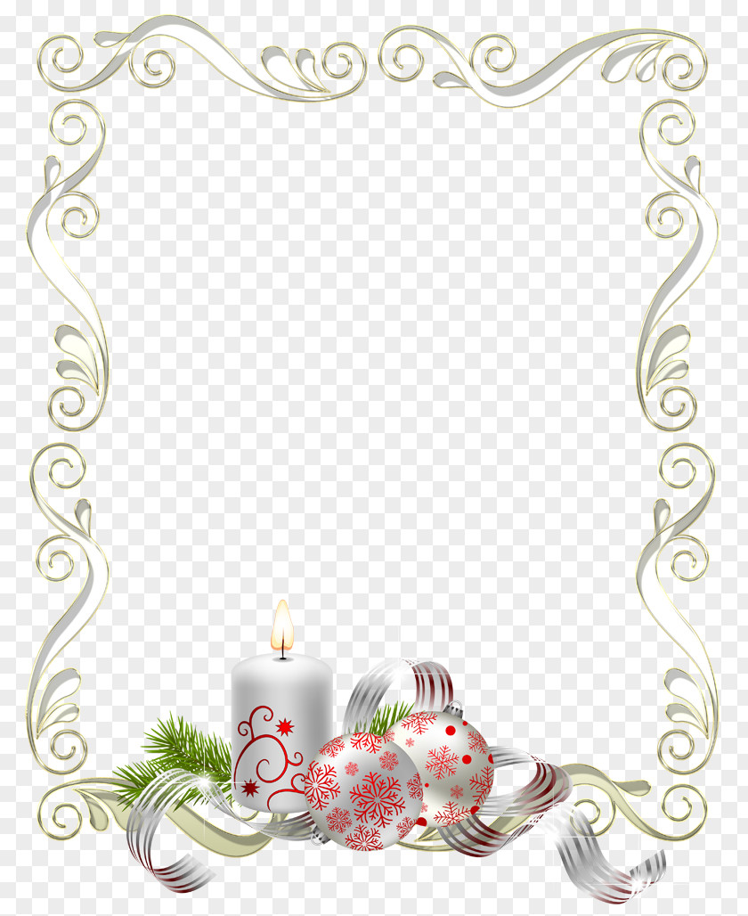 Comunion Picture Frames Christmas Snowflake Pattern PNG