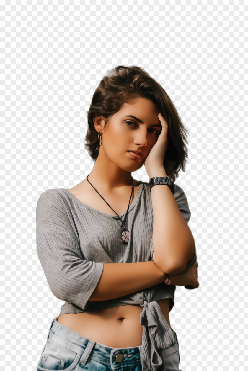 Cool Neck Photo Shoot Shoulder Hairstyle Sitting Arm PNG