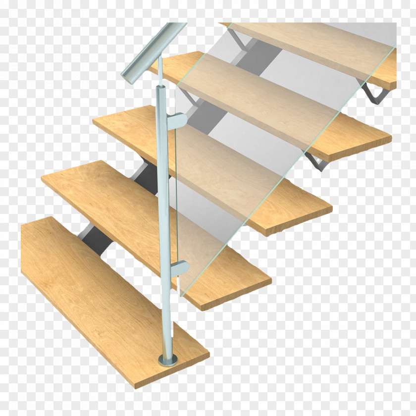 Glass Railings, Wood Steps, Stairs Deck Railing PNG