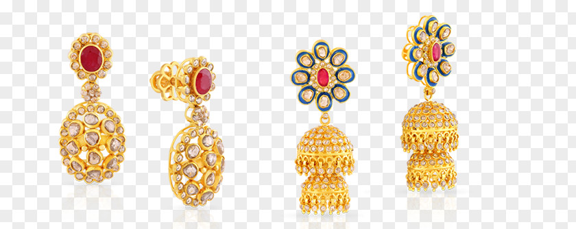 Indian Jewellery Earring Gold Jewelry Design PNG