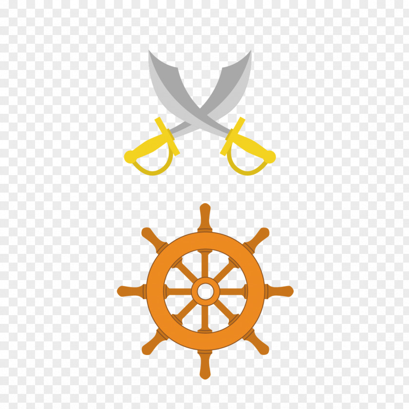 Pirate Ships Wheel Clip Art PNG