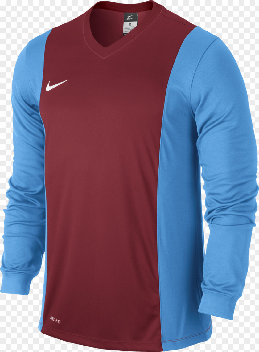 T-shirt Long-sleeved Nike Blue PNG