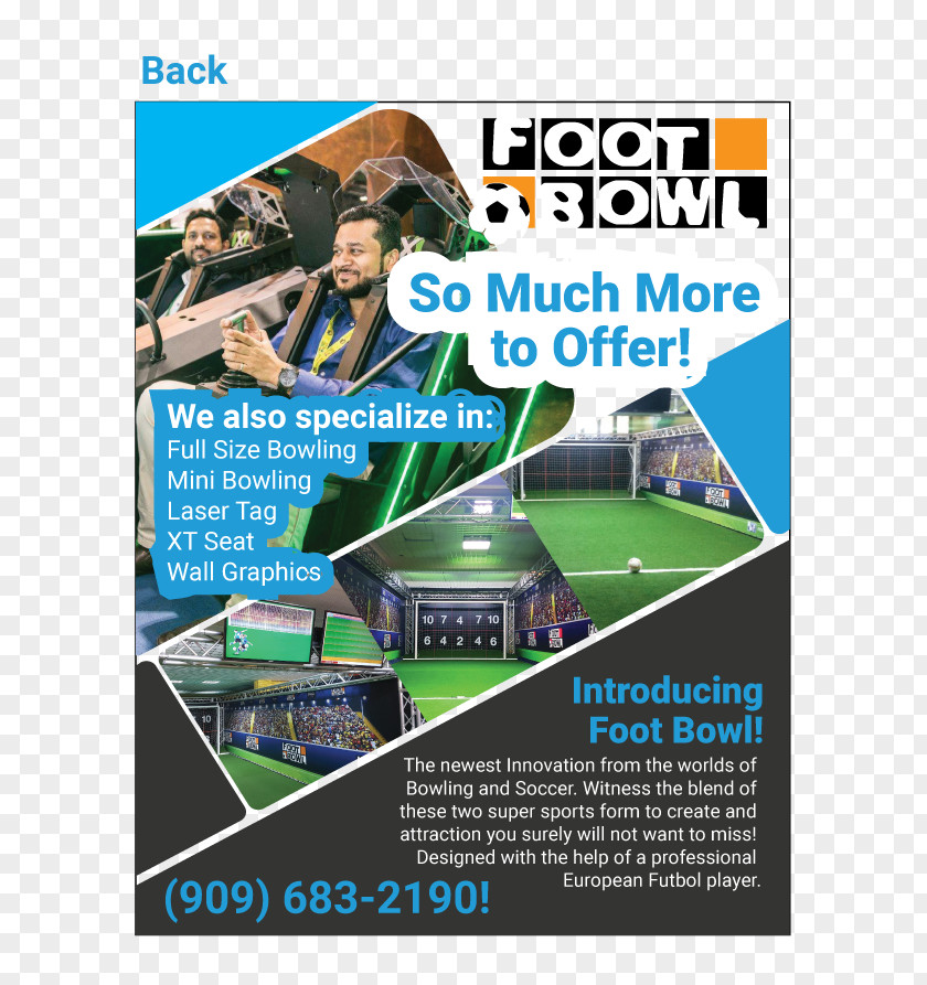 Bowling Flyer Poster PNG