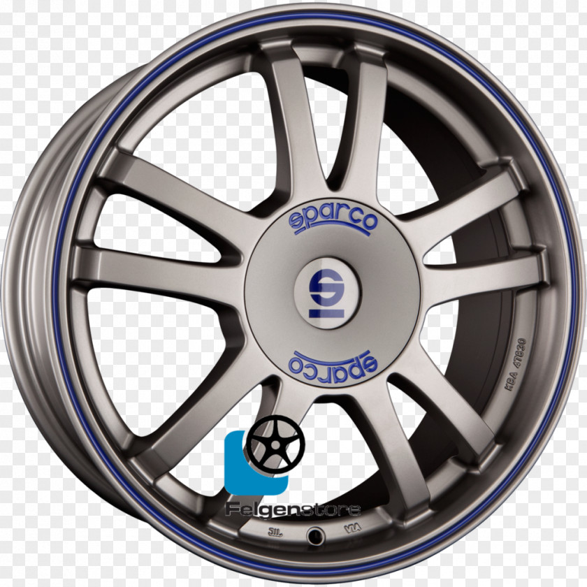 Car Alloy Wheel Sparco Autofelge Rallying PNG