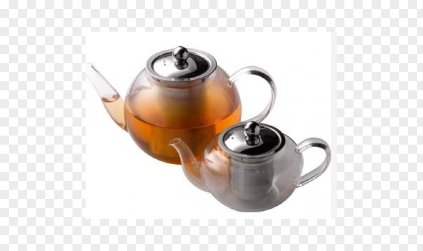 Glass Teapot Kettle Earl Grey Tea PNG