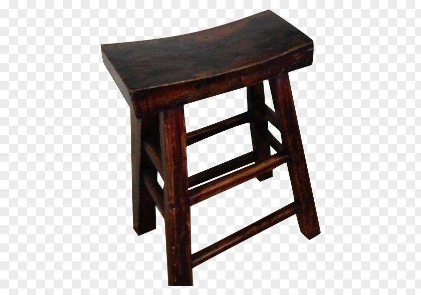 Table Bar Stool Wood Stain PNG
