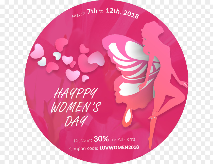 Women Equality Day Text Petal Love Font PNG