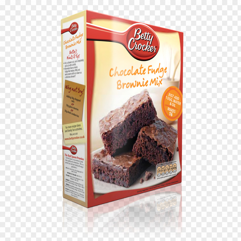 Chocolate Brownies Brownie Fudge Betty Crocker Baking Mix PNG