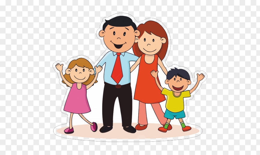 Family Nuclear Clip Art Illustration Extended PNG