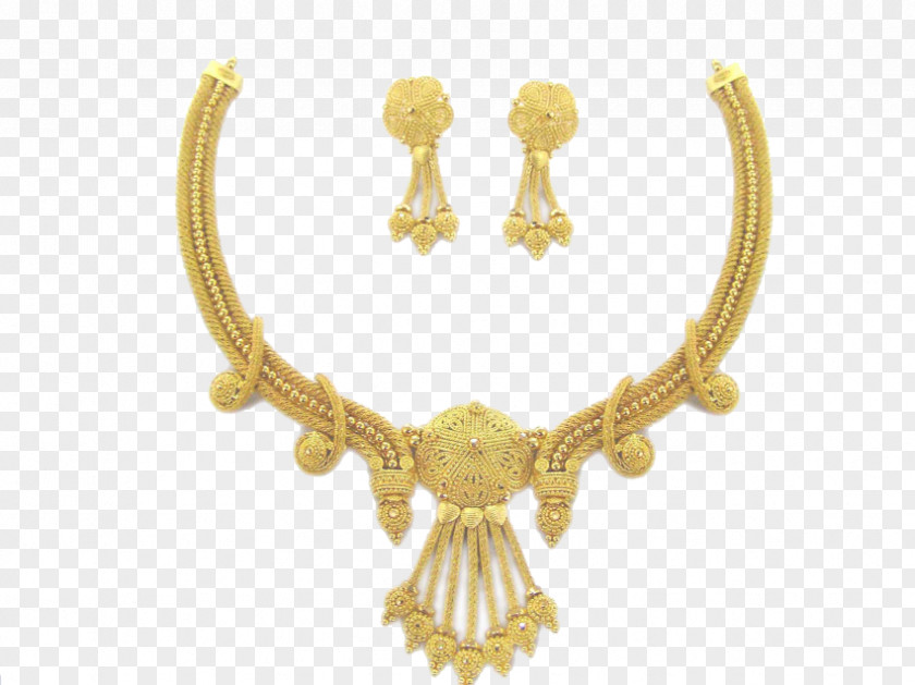 Jewellery Necklace Jewelry Design Gold Earring PNG