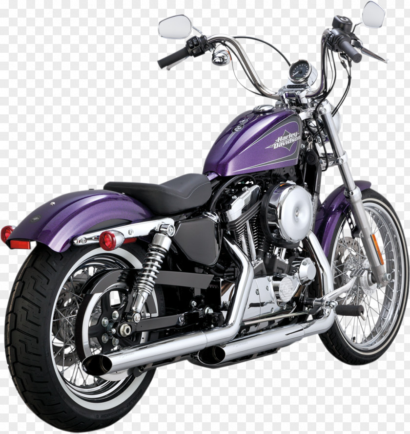 Motorcycle Exhaust System Harley-Davidson Sportster Muffler PNG