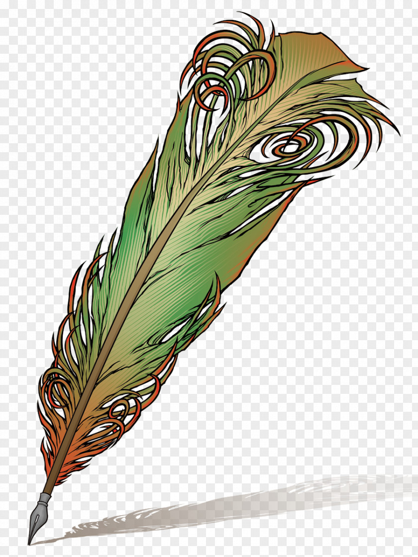 Pen Paper Quill Inkwell Clip Art PNG