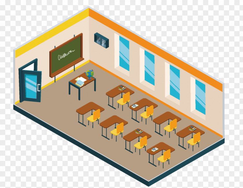 Aula Ornament Royalty-free School Vector Graphics Isometric Projection Education PNG