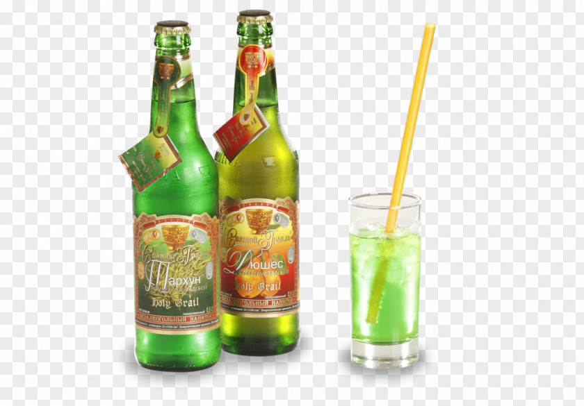 Beer Liqueur Tarhun Bottle Lemonade PNG