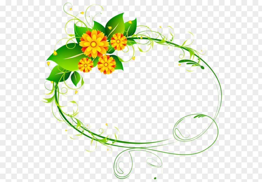 Floral Elements Flower Design Clip Art PNG