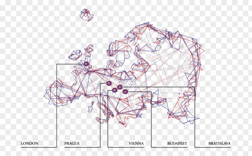 Map Line Tree Design M PNG