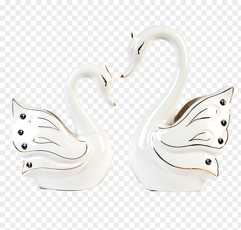 Swan Decoration Cygnini Wedding Gift PNG