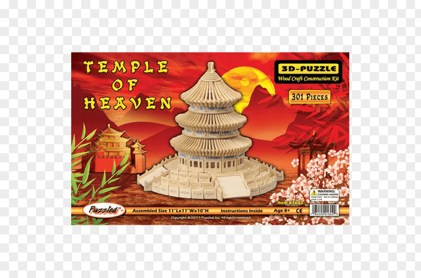Temple Of Heaven 3D-Puzzle Three-dimensional Space PNG