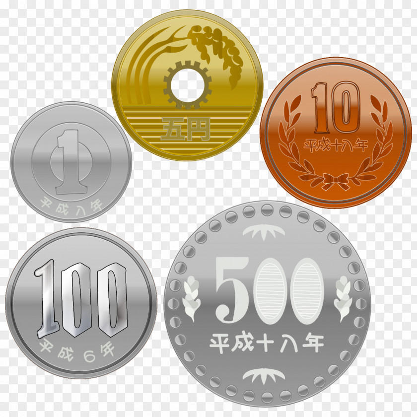 Coin 100 Yen 500 1 50 PNG