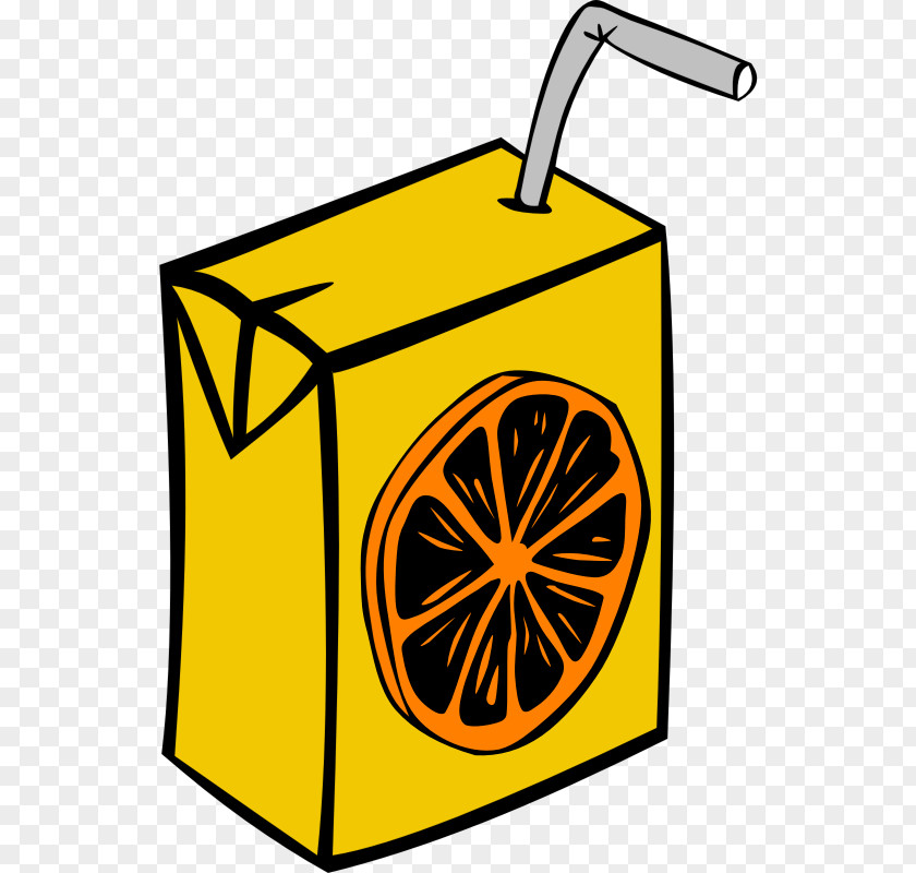 Fast Food Art Orange Juice Apple Juicebox Clip PNG