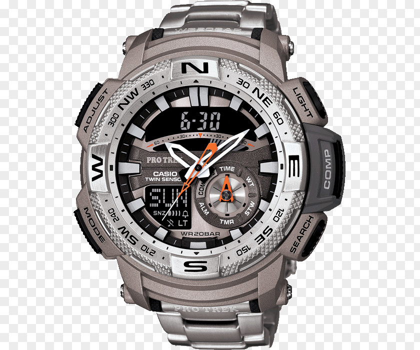 International Watch Company Pro Trek Casio G-Shock Quartz Clock PNG