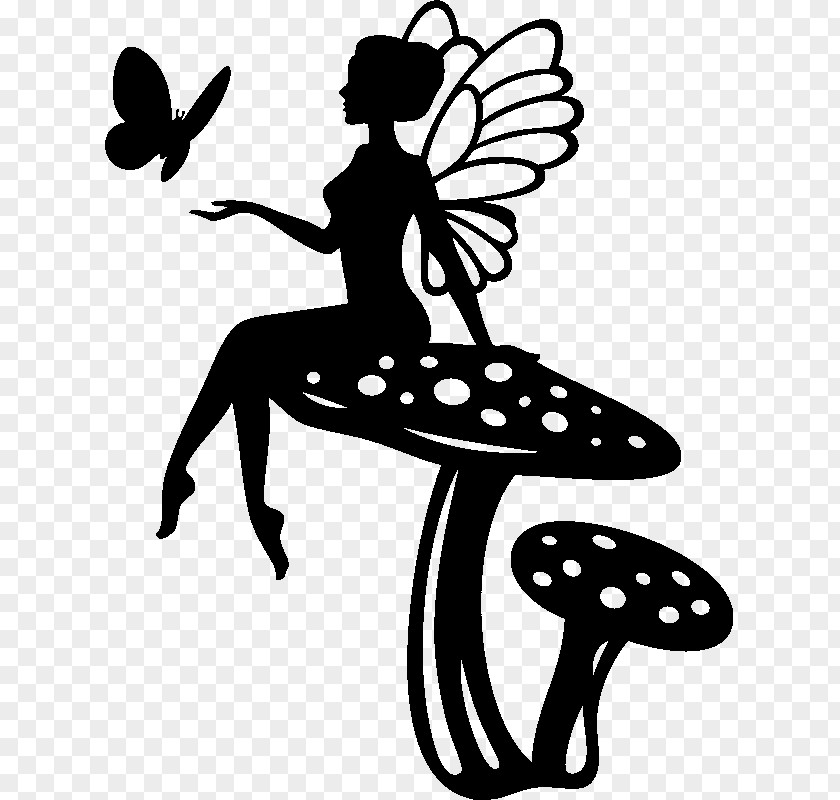 Silhouette Fairy Art Drawing Clip PNG