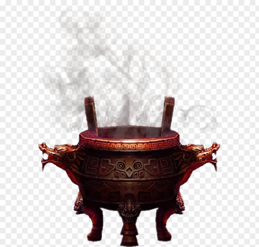 Smoking Censer Ding Icon PNG