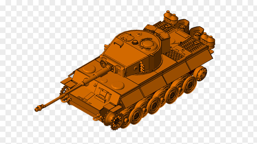 Tiger Tank 3D Printing STL Computer Graphics PNG
