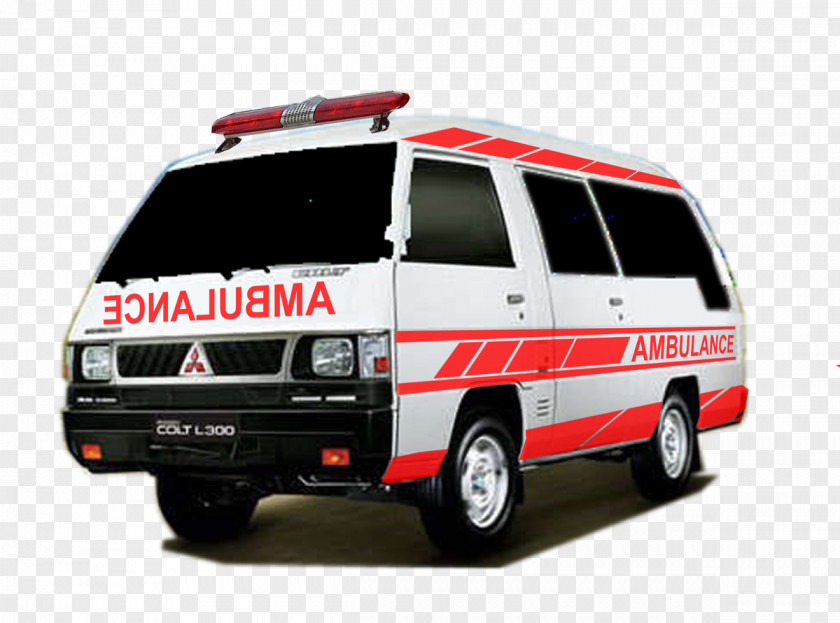 Ambulance Car Mitsubishi Delica Colt L300 PNG