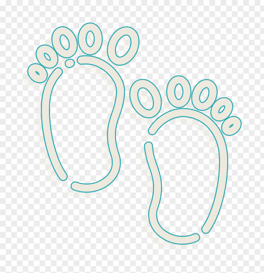 Baby Shower Icon Feet PNG