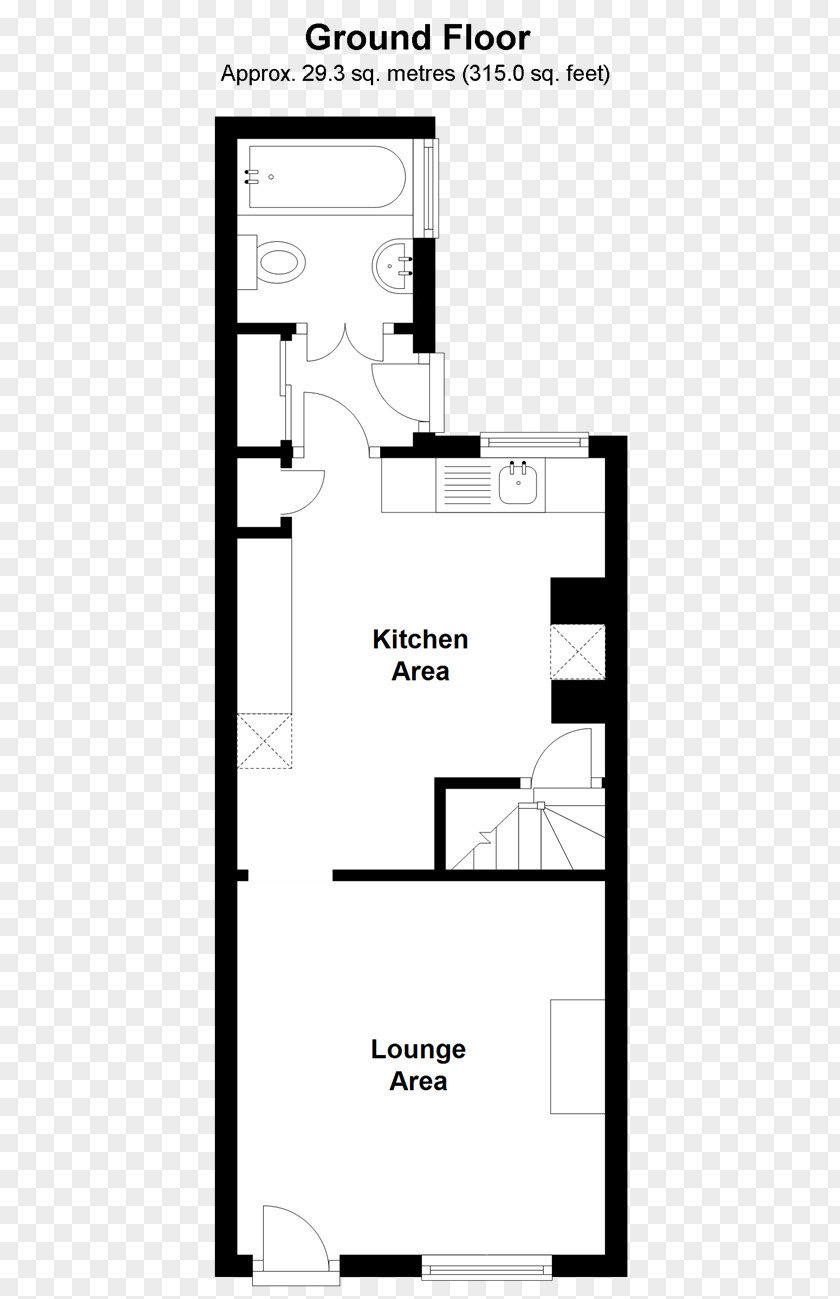 Cad Floor Plan Winston Towers Studio Apartment House PNG
