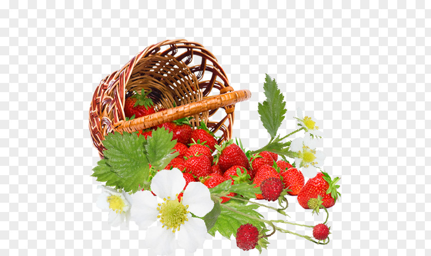 Strawberries Strawberry Basket PNG