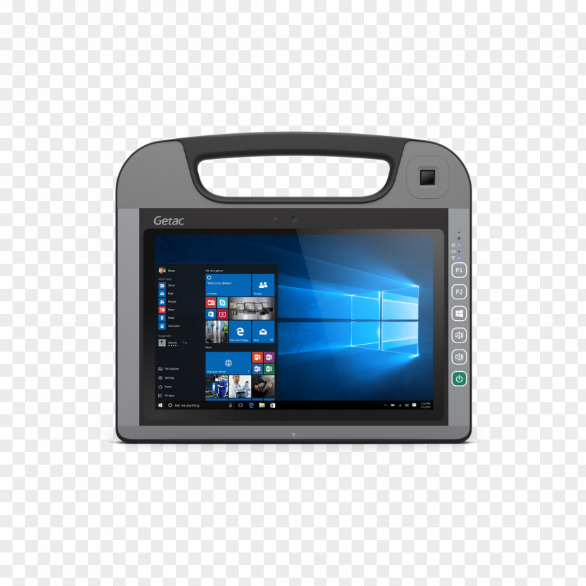 Tablet Pc Microsoft PC Rugged Computer Getac Touchscreen PNG