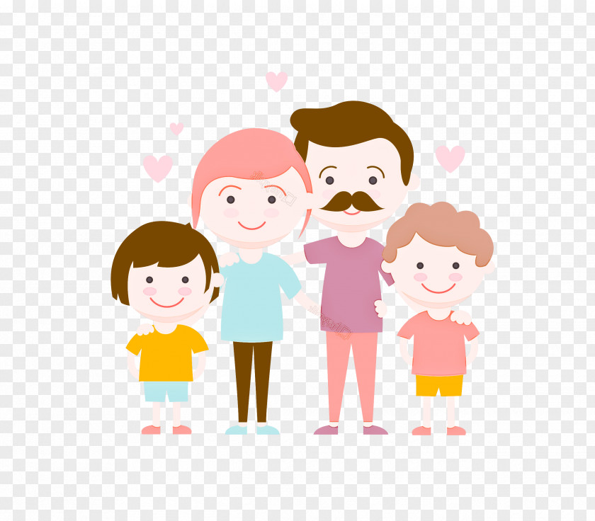 Cartoon People Child Pink Male PNG