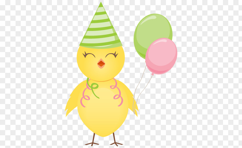 Cute Chick Chicken Balloon Icon PNG