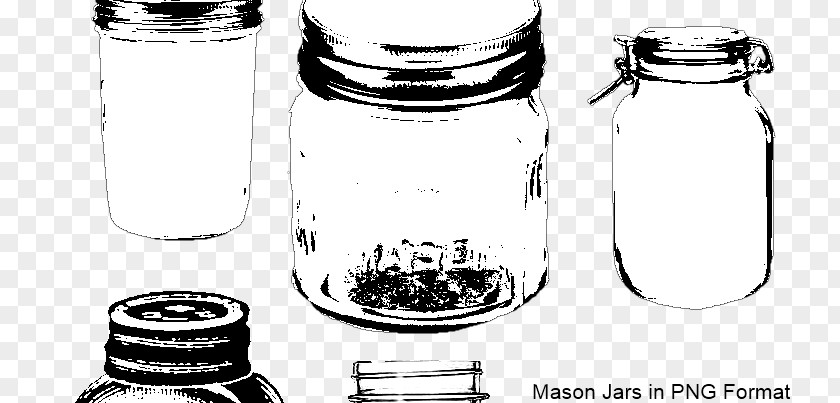 Free Mason Jar Paper Label Glass PNG