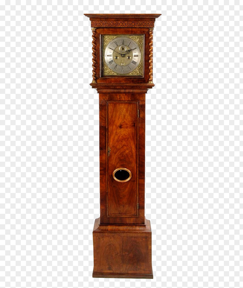 Hand Painted London Floor & Grandfather Clocks Antique Furniture PNG