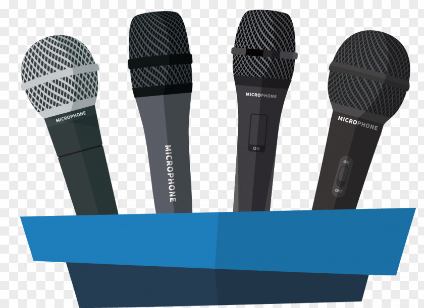 Microphone Poster Illustration PNG