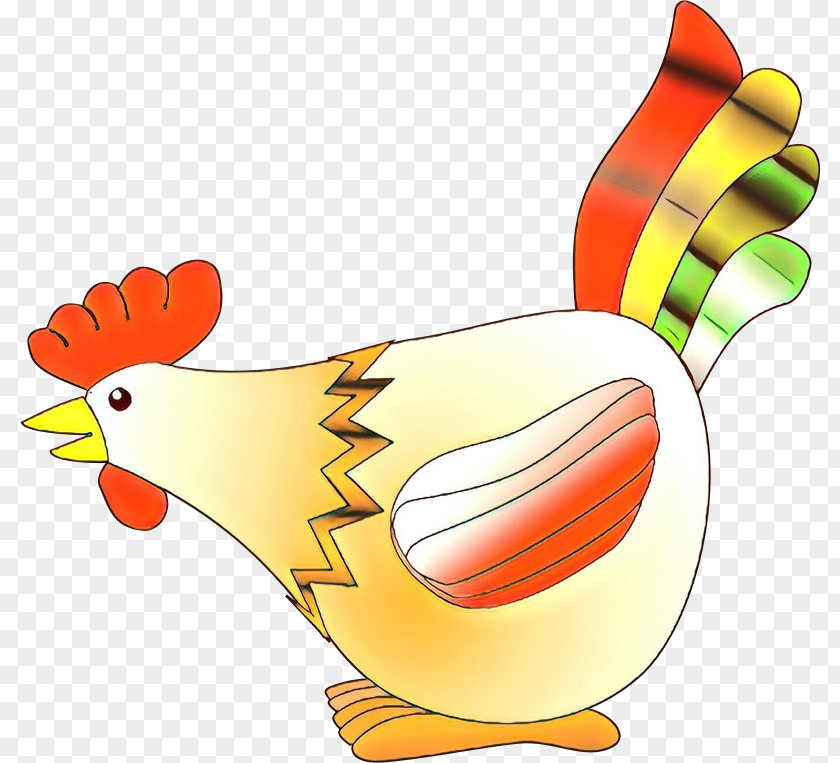 Rooster Cartoon Chicken Bird Beak PNG