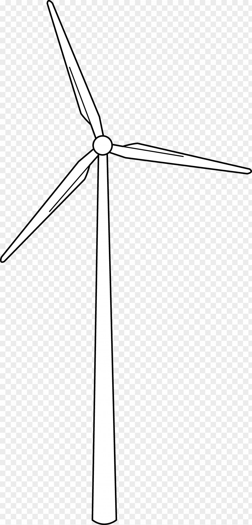 Windmill Wind Farm Turbine Power Drawing PNG