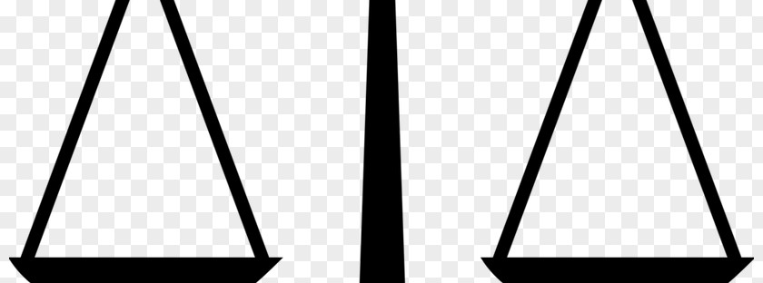 Balance Beam Triple Justice Lawyer Black And White PNG