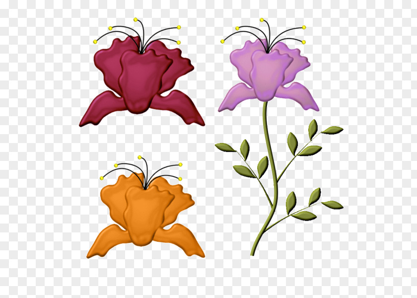 Design Floral Flower Painting PNG