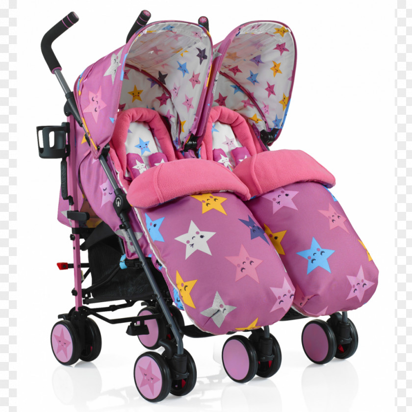 Pram Baby Twin Transport Star Birth & Toddler Car Seats PNG