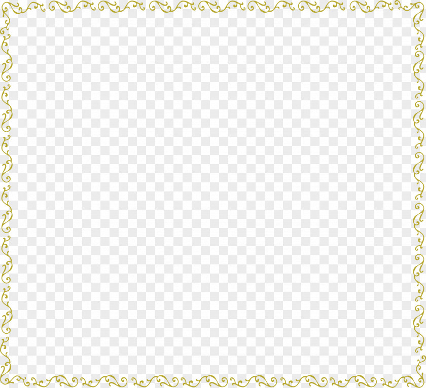 Chinese Style Gold Frame Area Pattern PNG