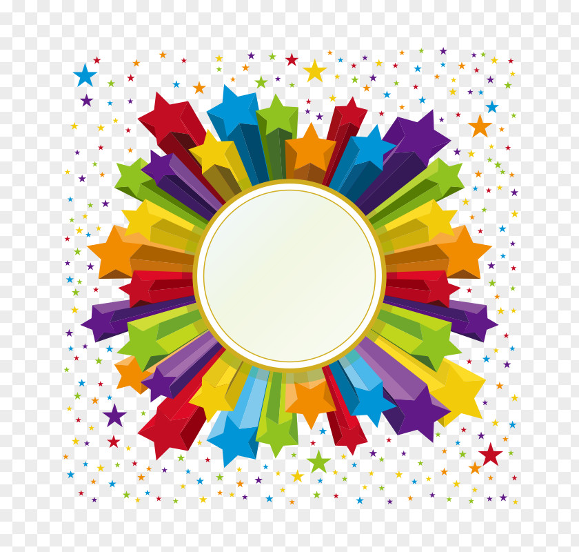Floating Stars,star,Five-pointed Star Borders And Frames Party Clip Art PNG