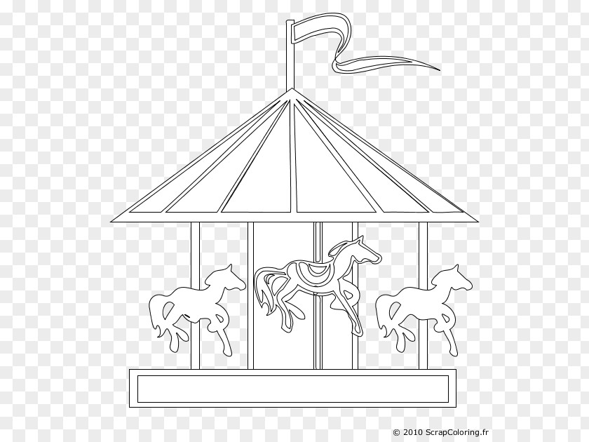 Horse Drawing Manège Carousel Clip Art PNG