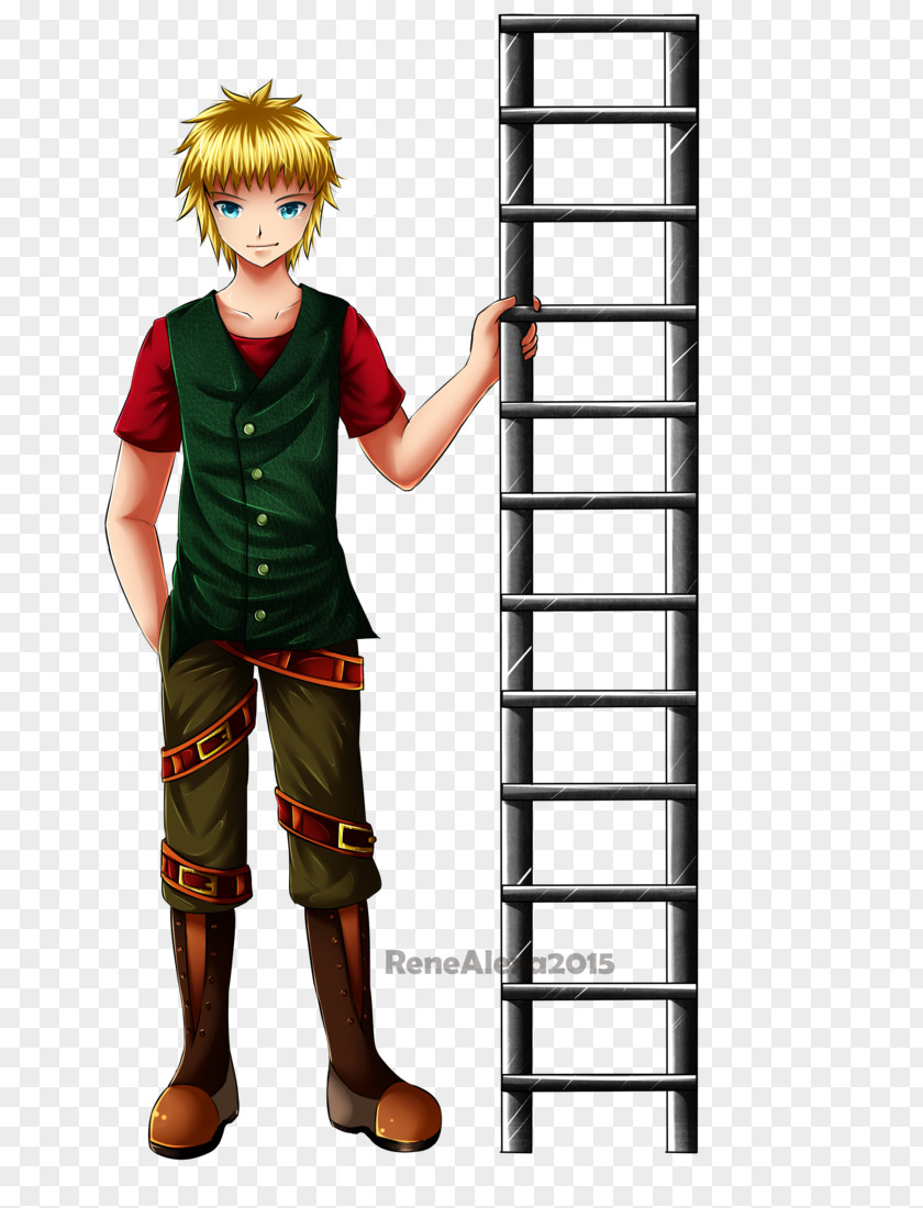 Ladder Of Life Aging Costume PNG